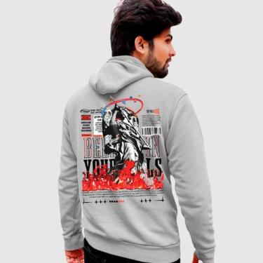 Imagem de Blusa Moletom Genuine Grit Masculina Estampada Algodão 30.1 Angel, Cin