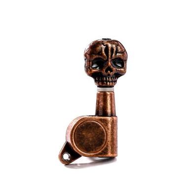 Imagem de Tarraxa Guitarra Bronze Relic L6 Caveira Canhoto Spirit - SPIRIT GUITA