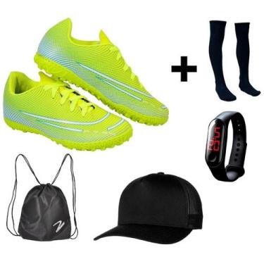 Imagem de Chuteira Society Adulto Juvenil Sosaite Campo Sintético Futebol Nova +