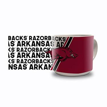 Imagem de Rico Industries NCAA Arkansas Razorbacks Caneca de café de cerâmica metrô 400 ml