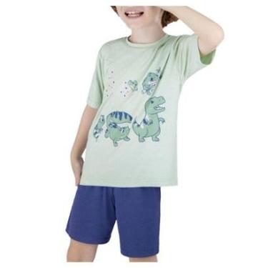 Imagem de Pijama Juvenil Masculino Dedeka Modal Evolução Dinossauros-Masculino