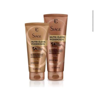 Imagem de Kit Eudora Siàge Nutri Óleos Poderosos Shampoo 250ml + Condicionador 2