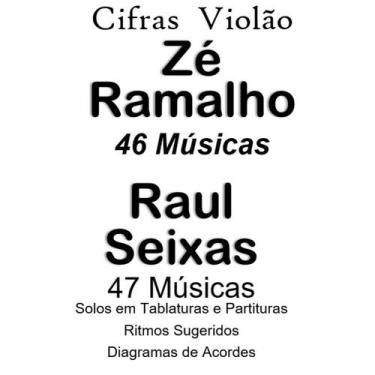 Imagem de Cadernos de Solos e Cifras Violão Dois Volumes   Raul Seixas e Zé Rama