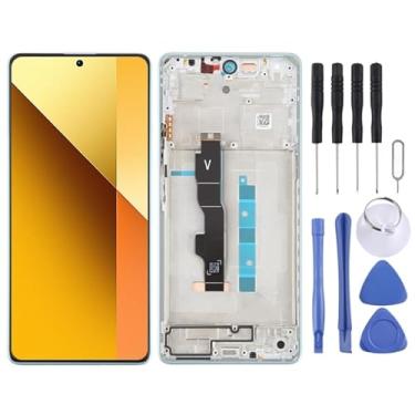 Imagem de tela Para Xiaomi Redmi Nota 13 5G Digitador de tela LCD de material AMOLED original com quadro com quadro substituição da tela