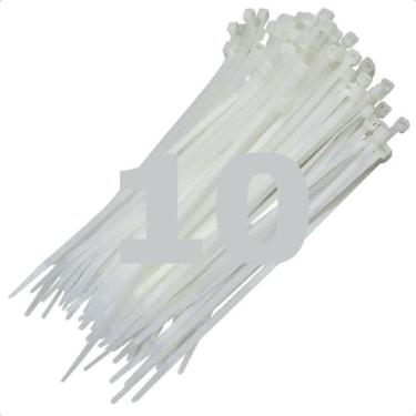Imagem de Cinta De Nylon Grande 39cm Abraçadeira Plastica 10 Unidades - Magazine