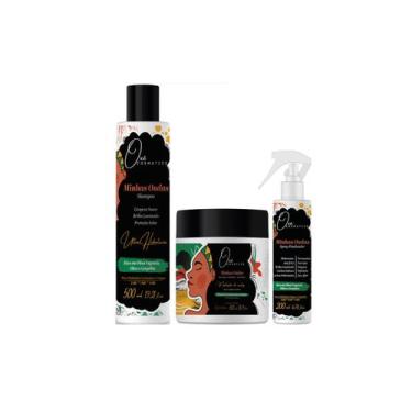 Imagem de Oxê Cosmetics Minhas Ondas Shampoo e Modelador de Cachos e Spray Final