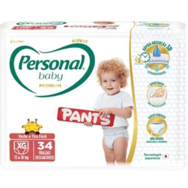 Imagem de Fraldas Personal Baby Premium Pants Hiper Bag 1 Pacote Tamanho XG Com 