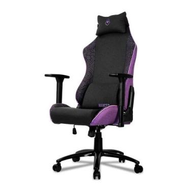 Imagem de Cadeira Gamer Mancer Tyr C, Espuma Moldada, Braco 3D, Tecido, Preto e 
