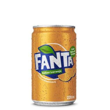 Imagem de Refrigerante de Laranja FANTA 220ml, 12 unidades, Laranja