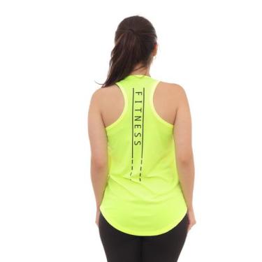Imagem de Camiseta Regata Feminina Dry Fit Estampada Poliester Academia - Per Tu