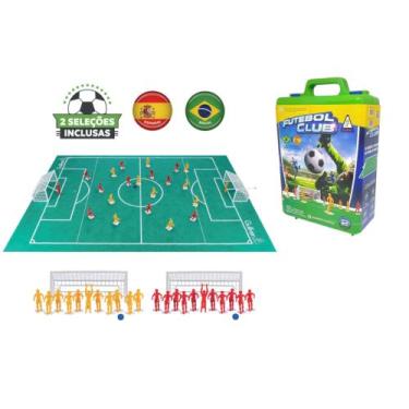 Imagem de Maleta de Futebol Club 2 Seleções Coloridos Brasil X Espanha Gulliver 