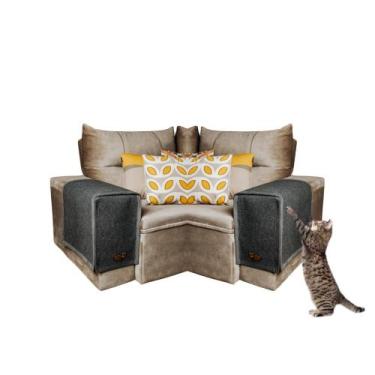 Imagem de Protetor De Sofá E Arranhador De Gato - Par - 2 Lados Sofá - Au Au Mia