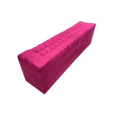 Imagem de Calçadeira Baú Laís 160 Para Cama de Casal Queen  - Negromonte Store, 