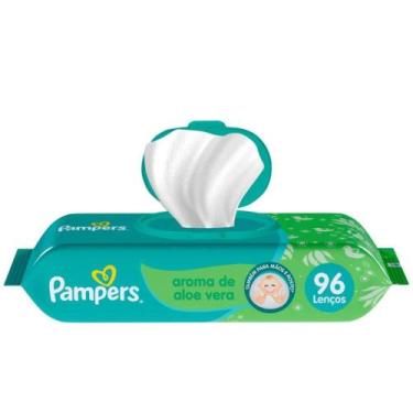 Imagem de Lenços Umedecidos Pampers Aroma de Aloe Vera 96un