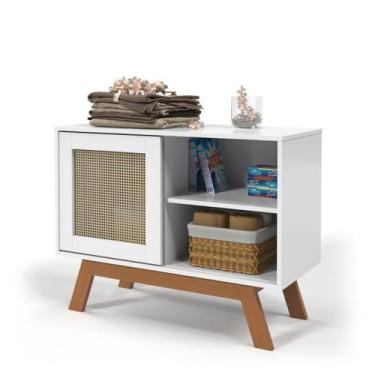 Imagem de Buffet balcão multiuso aparador porta rattan Ofertamo