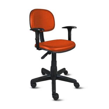 Imagem de Secretaria em base giratória com braco regulável - revestimento viena 