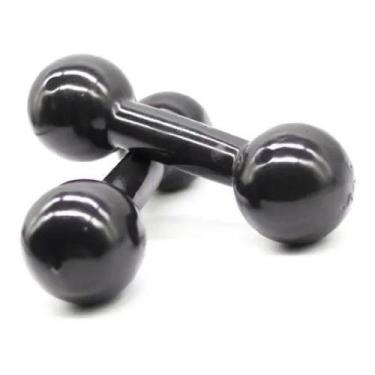 Imagem de Halter Emborrachado Par De 6 Kg Para Supino E Fortalecimento - Infinit