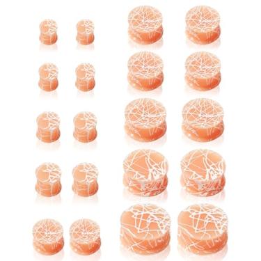 Imagem de Beautidots 20 peças de alargadores de silicone, kit de alongamento de orelha, alargador, alargador, alargador, alargador, alargador, tamanho 2g-2,5 cm, Silicone, Zircônia cúbica