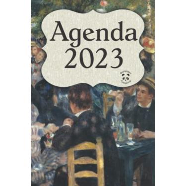 Imagem de Agenda 2023 Pierre Auguste Renoir - Ballo al Moulin de la Galette: Planner settimanale A5 in carta crema con calendario annuale, tracker abitudini ... le note settimanali, pagine per i contatti