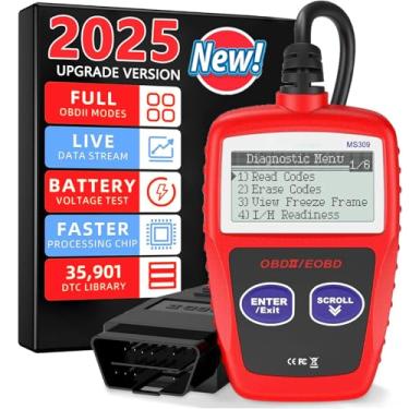 Imagem de OBD2 Scanner leitor de código de carro MS309 leitor universal de código de falha do motor de carro, verificação melhorada de falha do motor, ferramenta profissional de verificação de diagnóstico OBDII