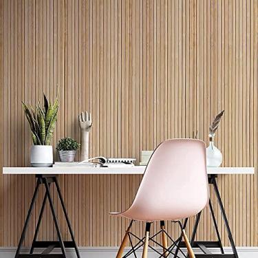Imagem de Papel de Parede Lavável Adesivo Premium Texturizado Madeira 433 - Decoração para Casa, Quarto, Escritório 3m x 40cm (5)