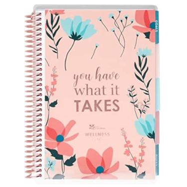 Imagem de Erin Condren Agenda diária de bem-estar A5, com 160 páginas de papel moicano grosso, resistente a sangramento de 36 kg aumenta a produtividade, durável, bonito, estilizado