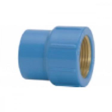 Imagem de Luva Azul Amanco Reducao Liso/Rosca 25Mm X 1/2'' 10415/11751 - Kit C/2