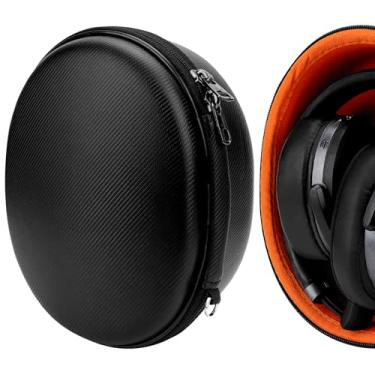Imagem de Geekria Capa protetora para fones de ouvido compatível com Sennheiser PXC 550-II, HD 450BT/4.50BTNC/4.50 SE/4.30i, bolsa rígida de substituição para transporte de viagem com armazenamento a cabo