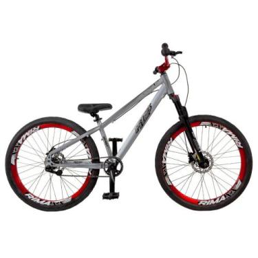 Imagem de Bicicleta Aro 26 Kls Ladeira Single Free Freio Disco Hidráulico, Prata