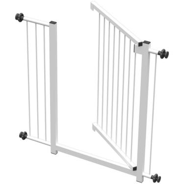 Imagem de Grade Portão Pet Bebê Divisor Ambiente 80 Cm Branco