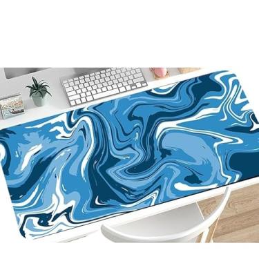 Imagem de Mouse pad ergonômico premium com base antiderrapante e bordas costuradas (MY010, médio)