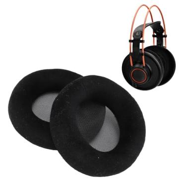 Imagem de Substituição para As Orelhas para K701 K702 Q701 Q702 K601 K612 K712, Atualizada Almofadas de Espuma de Memória de Veludo para Fone de Ouvido, Fones de Ouvido Confortáveis