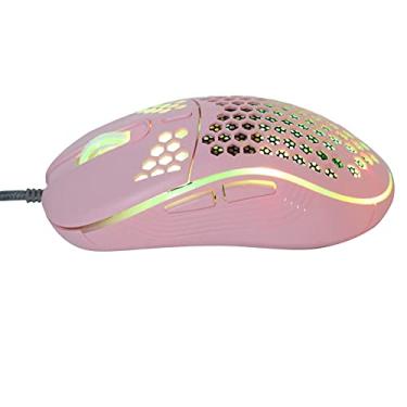 Imagem de Mouse Com FioRGB para JogosMouse OcoRato de 4 VelocidadesPlug in MouseDispositivo Externo para Laptop Com Fio, Mouse Com Fio de 4 Velocidades I Hollow RGB Lighting Effect Laptop