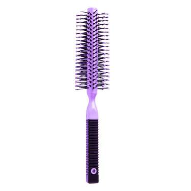 Imagem de Escova Cilíndrica Com Cabo Antiderrapante Top Color Bonitta, Roxo