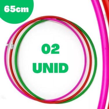 Imagem de Kit 02 Bambolês Sortidos 65cm Arco Infantil Coloridos - BAMBOLE