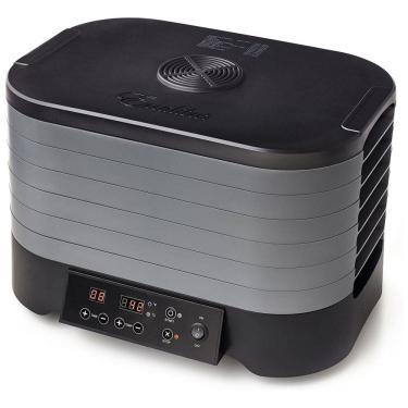 Imagem de Desidratador de Alimentos com 6 Bandejas, Painel Digital de Controle, 480W, 110v, EXCALIBUR STL60B, Preto