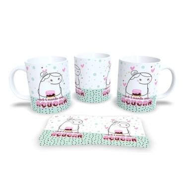 Imagem de Caneca dia dos Avós de Porcelana Personalizada Com Frases Engraçadas e Divertidas P21 (Vovó é mamãe com açucar 3)