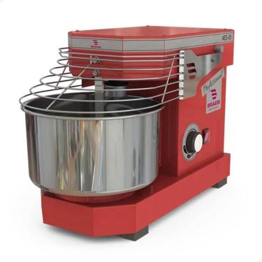 Imagem de Amassadeira Espiral Braesi AES-05 Bivolt 5Kg 10 Velocidade Vermelha B14100