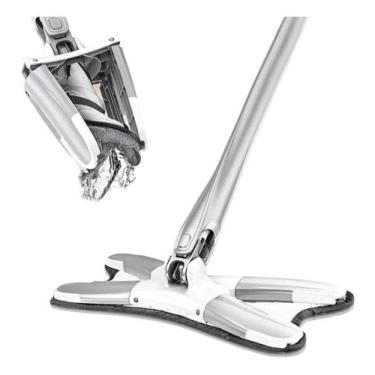 Imagem de Esfregão Giratório Lava E Seca Torção Microfibra Multiuso Limpeza de P