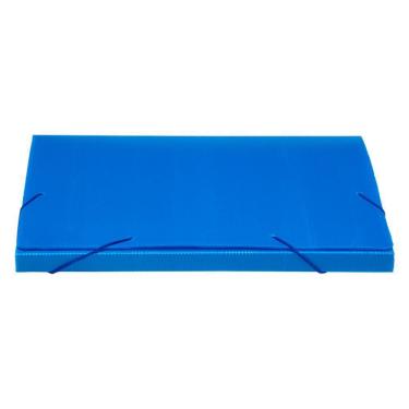 Imagem de Pasta Polionda 20Mm 10 Un Polibras Azul 202 09