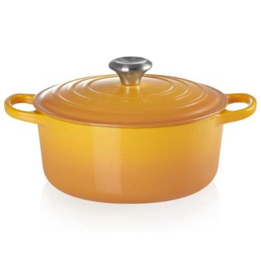 Imagem de Panela redonda le creuset 26CM signature amarelo néctar 21177266724430