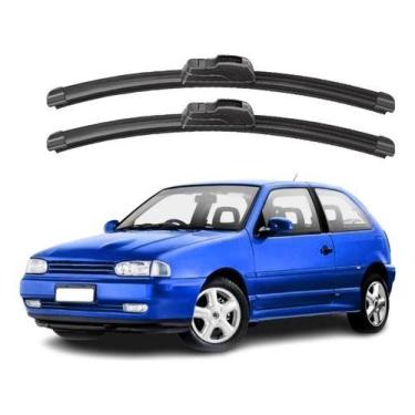 Imagem de Par Palheta Limpador Parabrisa Silicone Gol G2 1995 À 1999 - B3 COMERC