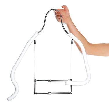 Imagem de Manequim ajustável manequim cabide para casaco, leve, antiderrapante, portátil, forma de vestido infantil, cabides de lavanderia para armário, fácil de montar e desmontar (tamanho: feminino)