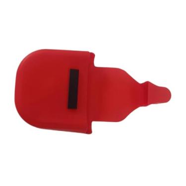 Imagem de Milageto Luva de reabastecimento de silicone reutilizável Proteção Lavável Proteja a mão de alças de bomba de gás imunda e teclados, Vermelho