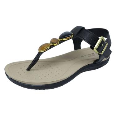 Imagem de Sandália Rasteirinha Feminina Ultra Conforto Flatform Modare