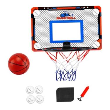Imagem de Dynwave Basketball Hoop Door Room Game esportivo de aros de basquete, brinquedo de basquete, mini -arco de anexo Conjunto dobrável, para crianças, Sem Marcar, Pequeno
