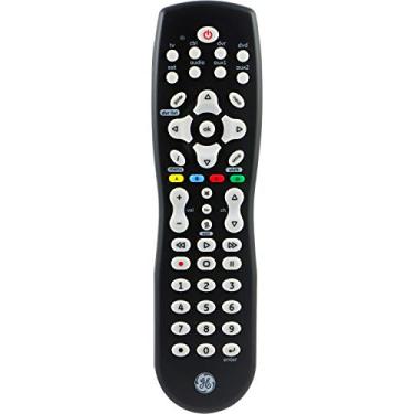 Imagem de GE Controle remoto universal para Samsung, Vizio, LG, Sony, Sharp, Roku, Apple TV, TCL, Panasonic, Smart TVs, reprodutores de streaming, Blu-Ray, DVD, configuração simples, 8 dispositivos, preto