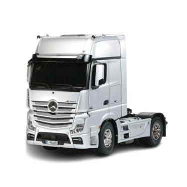 Imagem de Automodelo Caminhão Mercedes Benz Actros Tamiya 1/14 Cinza, Cinza