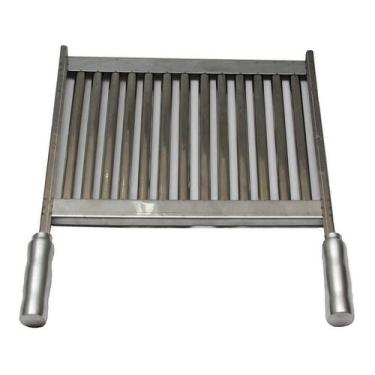 Imagem de Grelha Para Churrasco Em Inox Uruguaia De 60X48Cm - Plenitude