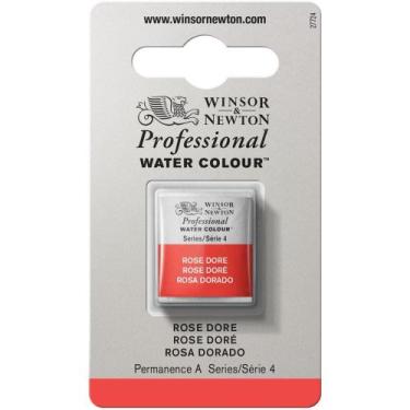 Imagem de Tinta Aquarela Winsor & Newton Pastilha S4 576 Rose Dore